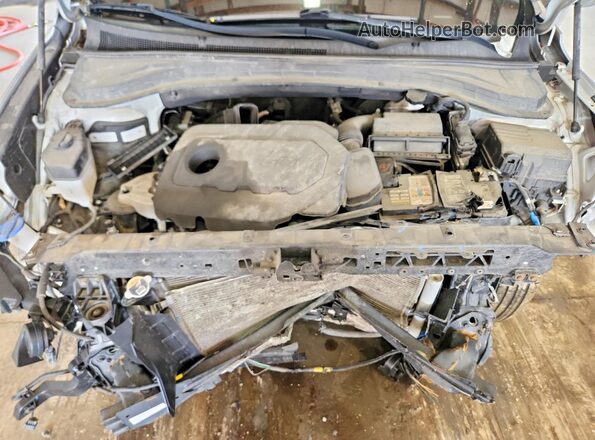 5NMS2CAD9KH128696 2019 HYUNDAI SANTA Silver ძრავის განყოფილების ხედი