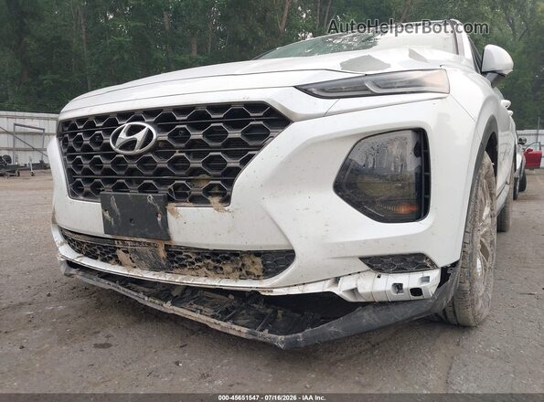 5NMS2CAD9KH132280 2019 HYUNDAI SANTA FE White Դիմացի տեսք