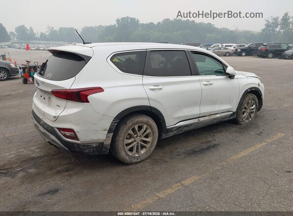 5NMS2CAD9KH132280 2019 HYUNDAI SANTA FE White Հետևի աջ