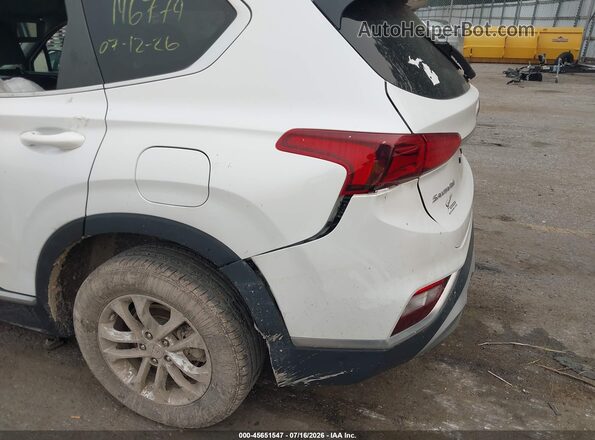 5NMS2CAD9KH132280 2019 HYUNDAI SANTA FE White Սալոնի 360 աստիճան տեսք