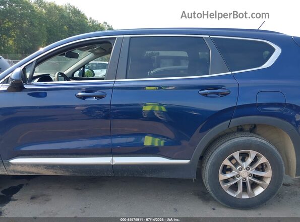 5NMS2CADXKH024458 2019 HYUNDAI SANTA FE Синий Панорамный вид салона 360°