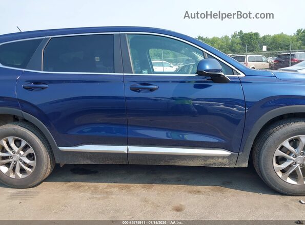 5NMS2CADXKH024458 2019 HYUNDAI SANTA FE Синий Вид задней части салона