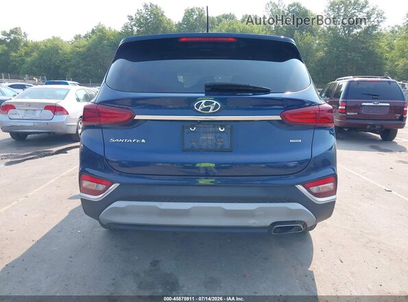 5NMS2CADXKH024458 2019 HYUNDAI SANTA FE Синий 