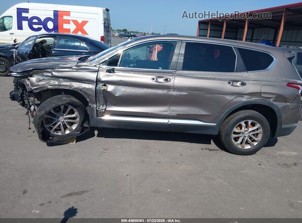 5NMS2CADXKH129033 2019 HYUNDAI SANTA FE Бежевый Вид спереди
