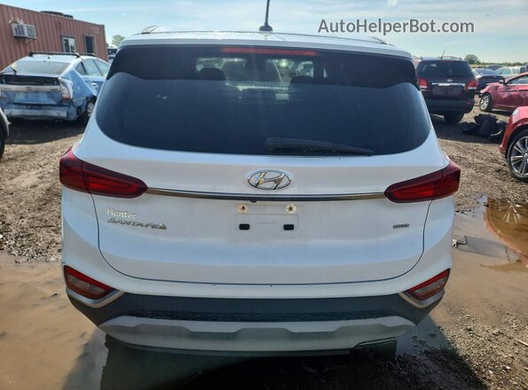 5NMS2CADXLH150398 2020 HYUNDAI SANTA White Rear view
