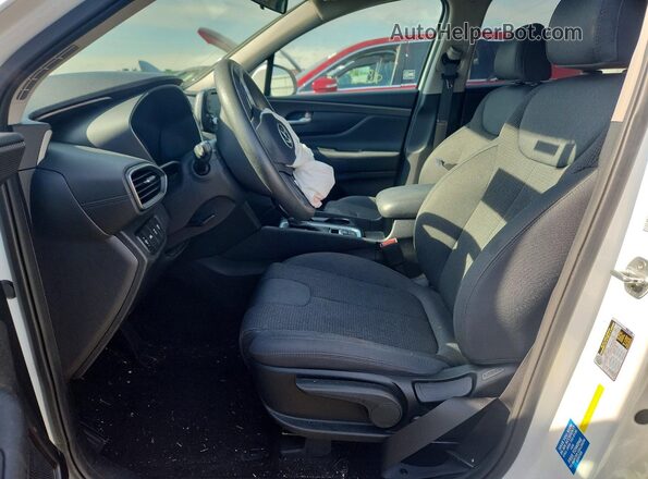 5NMS2CADXLH150398 2020 HYUNDAI SANTA White Front interior view