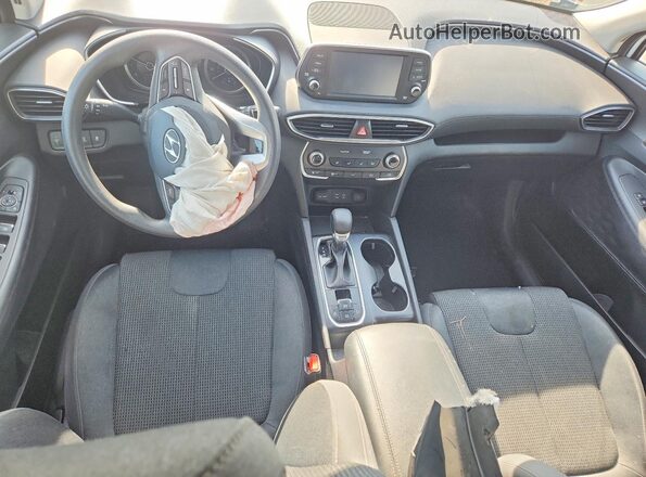 5NMS2CADXLH150398 2020 HYUNDAI SANTA White Dashboard view