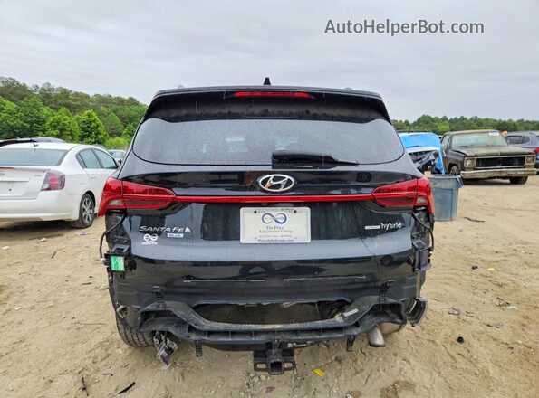 5NMS2DA11PH007177 2023 HYUNDAI SANTA Black Հետևի տեսք