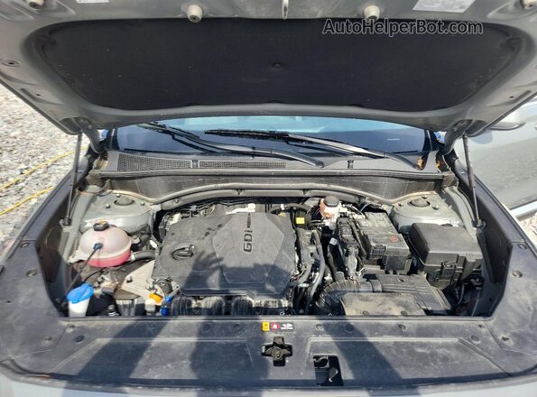 5NMS2DAJ0NH479559 2022 HYUNDAI SANTA Gray Շարժիչի բաժամունքի տեսք