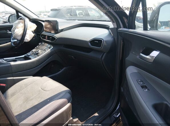 5NMS2DAJ0PH517651 2023 HYUNDAI SANTA FE Black Front interior view