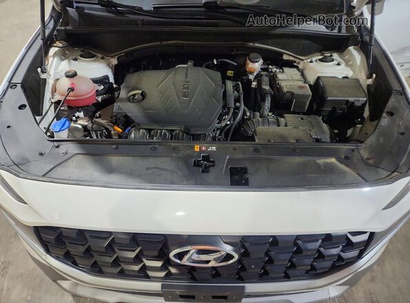 5NMS2DAJ0PH646215 2023 HYUNDAI SANTA White Շարժիչի բաժամունքի տեսք