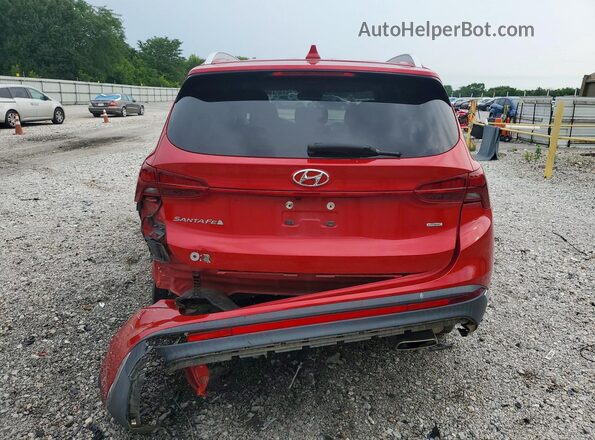 5NMS2DAJ2NH418598 2022 HYUNDAI SANTA Red Հետևի տեսք