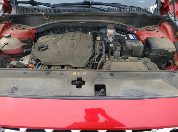 5NMS2DAJ2NH418598 2022 HYUNDAI SANTA Red Շարժիչի բաժամունքի տեսք