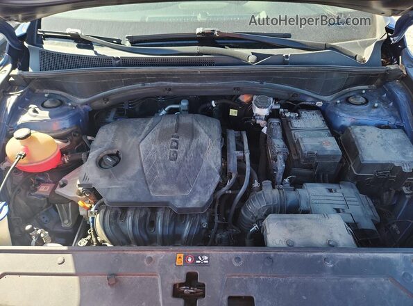 5NMS2DAJ2NH444571 2022 HYUNDAI SANTA Синий Вид задней части салона