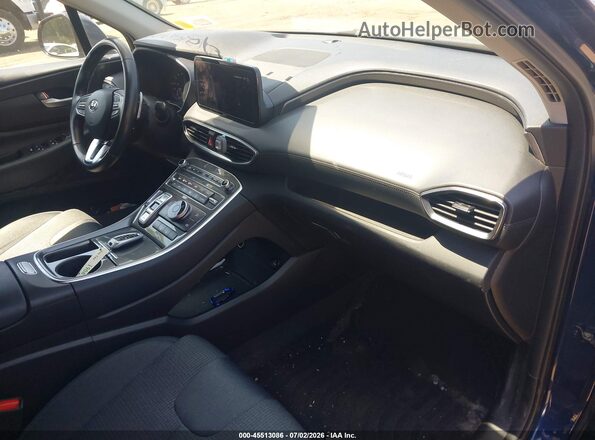 5NMS2DAJ2PH542146 2023 HYUNDAI SANTA FE Синий Вид салона спереди