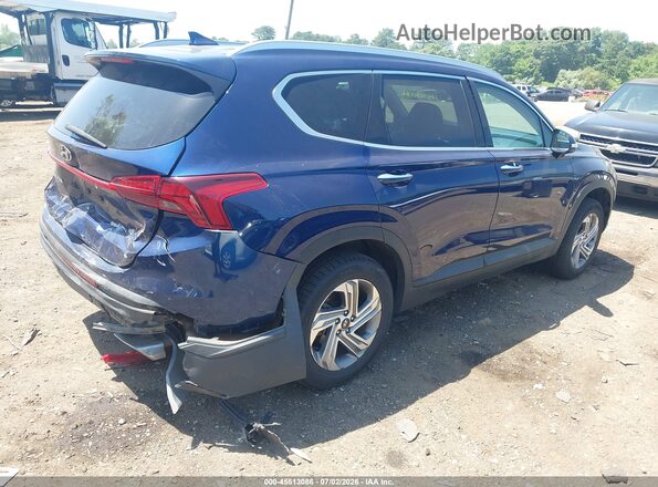 5NMS2DAJ2PH542146 2023 HYUNDAI SANTA FE Синий Задняя правая четверть