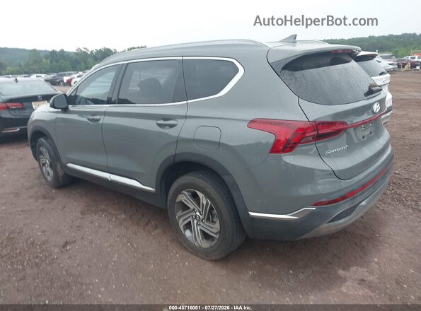 5NMS2DAJ3MH328116 2021 HYUNDAI SANTA FE Gray Trasero izquierdo