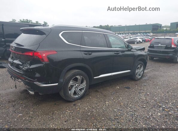 5NMS2DAJ3NH412924 2022 HYUNDAI SANTA FE Черный Задняя правая четверть
