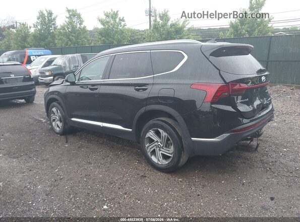 5NMS2DAJ3NH412924 2022 HYUNDAI SANTA FE Черный Задняя левая четверть