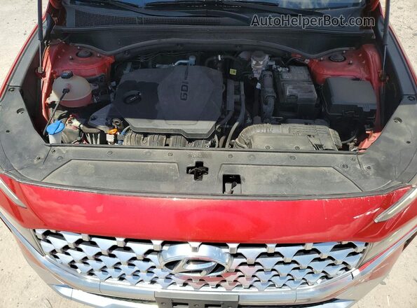 5NMS2DAJ3NH414091 2022 HYUNDAI SANTA Красный Вид подкапотного пространства