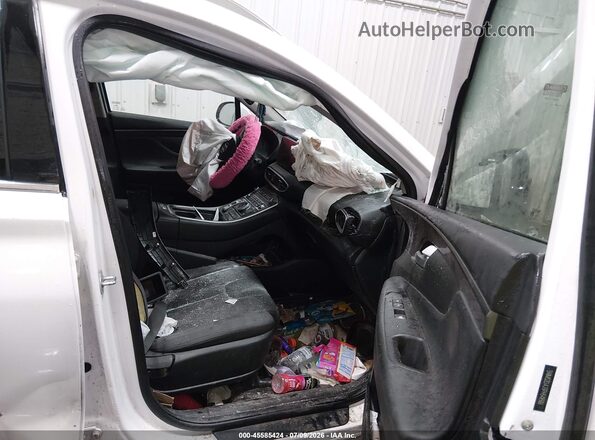5NMS2DAJ3PH548506 2023 HYUNDAI SANTA FE Белый Вид салона спереди