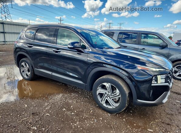 5NMS2DAJ3PH647276 2023 HYUNDAI SANTA Черный Передняя правая четверть