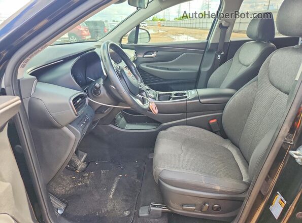 5NMS2DAJ3PH647276 2023 HYUNDAI SANTA Черный Вид салона спереди