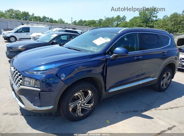 5NMS2DAJ4MH356121 2021 HYUNDAI SANTA FE Blue Vista frontal