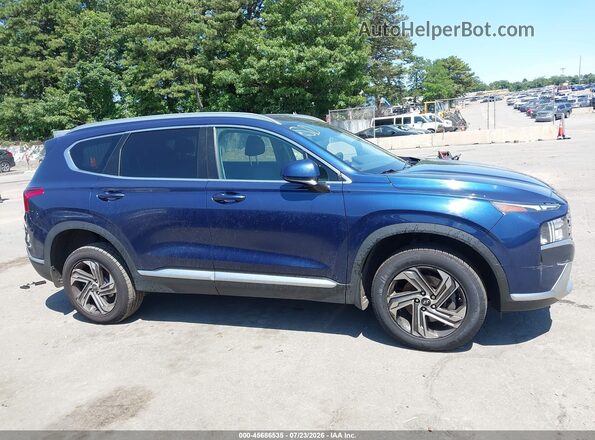 5NMS2DAJ4MH356121 2021 HYUNDAI SANTA FE Blue Vista interior trasera