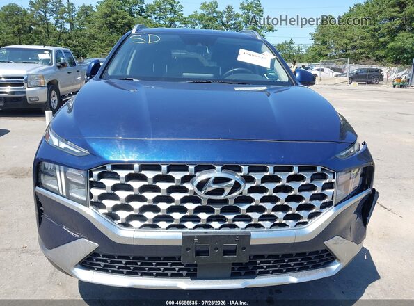 5NMS2DAJ4MH356121 2021 HYUNDAI SANTA FE Blue Vista del cuadro de instrumentos