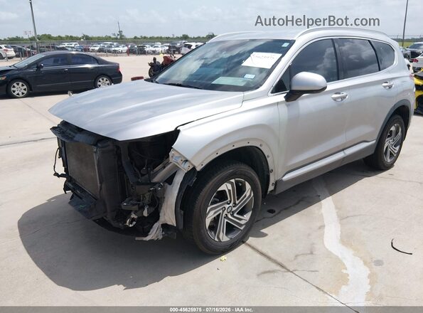 5NMS2DAJ4NH432597 2022 HYUNDAI SANTA FE Gray Vista tres cuartos delantera izquierda