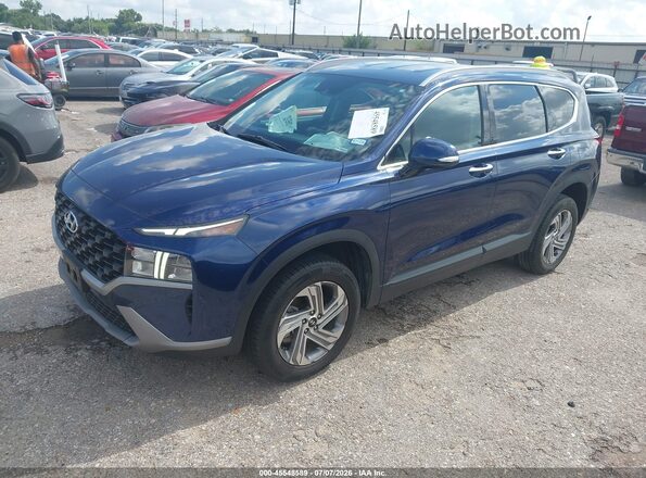 5NMS2DAJ4PH528930 2023 HYUNDAI SANTA FE Синий Передняя левая четверть