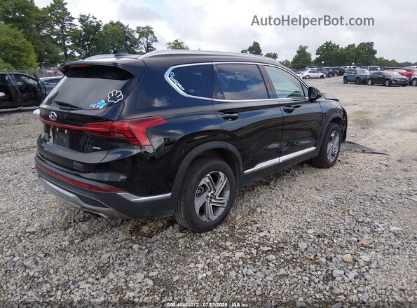 5NMS2DAJ5NH483736 2022 HYUNDAI SANTA FE Black Trasero derecho