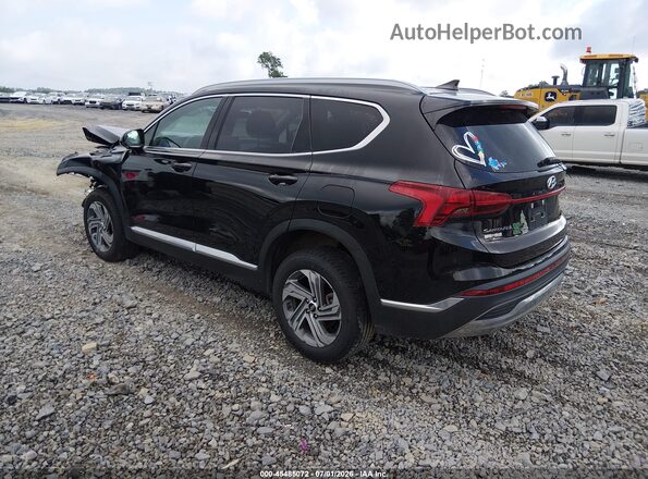 5NMS2DAJ5NH483736 2022 HYUNDAI SANTA FE Black Trasero izquierdo