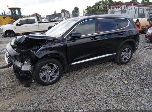 5NMS2DAJ5NH483736 2022 HYUNDAI SANTA FE Black Vista tres cuartos delantera izquierda
