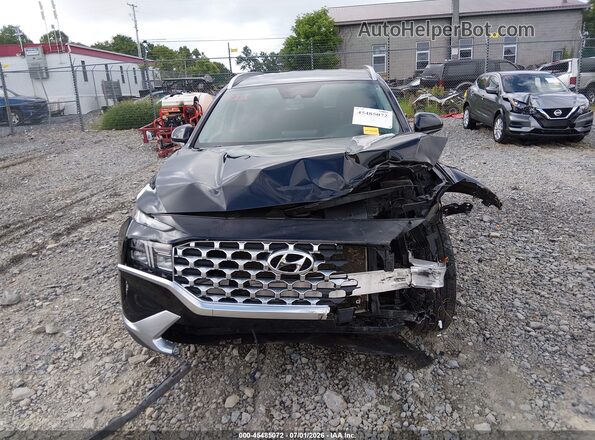 5NMS2DAJ5NH483736 2022 HYUNDAI SANTA FE Black Vista del cuadro de instrumentos