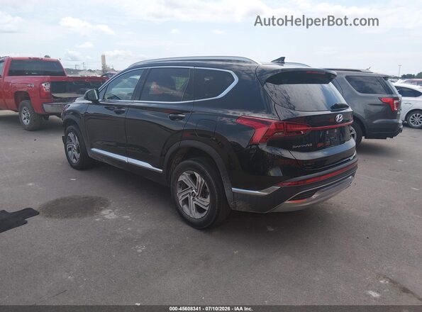 5NMS2DAJ7MH348160 2021 HYUNDAI SANTA FE Blue Rear left