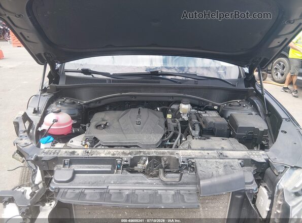 5NMS2DAJ7MH348160 2021 HYUNDAI SANTA FE Blue Rear view