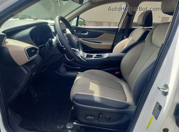 5NMS2DAJ7NH418712 2022 HYUNDAI SANTA White Vista interior delantera