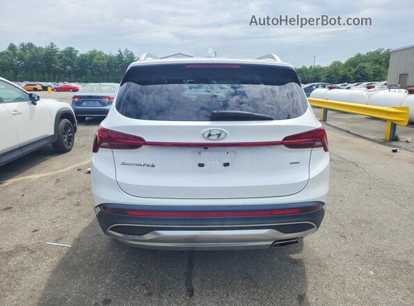 5NMS2DAJ7NH418712 2022 HYUNDAI SANTA White Vista trasera