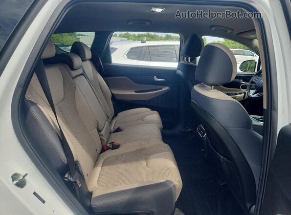 5NMS2DAJ7NH418712 2022 HYUNDAI SANTA White Vista interior trasera
