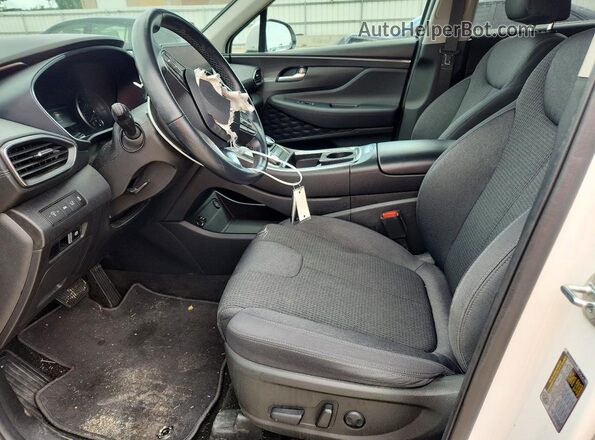 5NMS2DAJ7PH613132 2023 HYUNDAI SANTA White Widok wnętrza z przodu