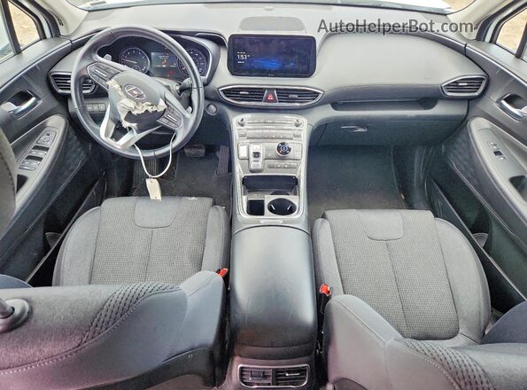 5NMS2DAJ7PH613132 2023 HYUNDAI SANTA White Widok deski rozdzielczej
