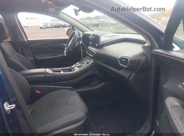 5NMS2DAJ8MH310386 2021 HYUNDAI SANTA FE Blue Vista interior delantera