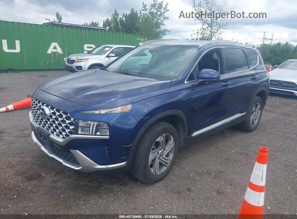5NMS2DAJ8MH310386 2021 HYUNDAI SANTA FE Blue Vista tres cuartos delantera izquierda