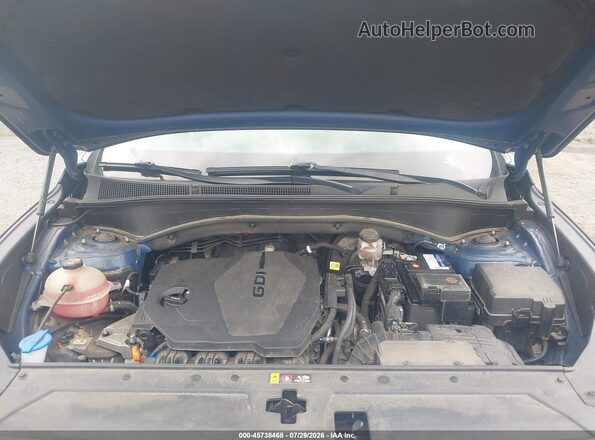 5NMS2DAJ8MH310386 2021 HYUNDAI SANTA FE Blue Vista trasera