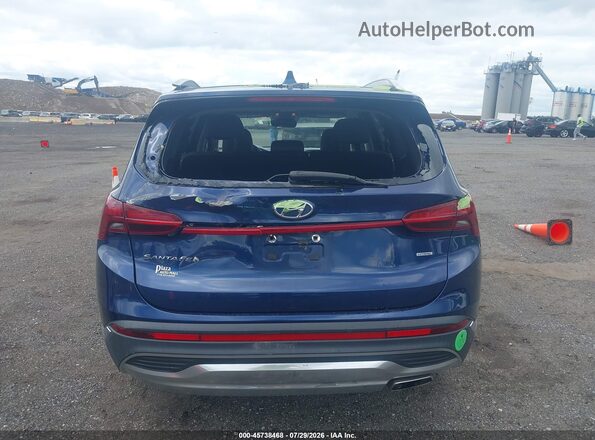 5NMS2DAJ8MH310386 2021 HYUNDAI SANTA FE Blue 