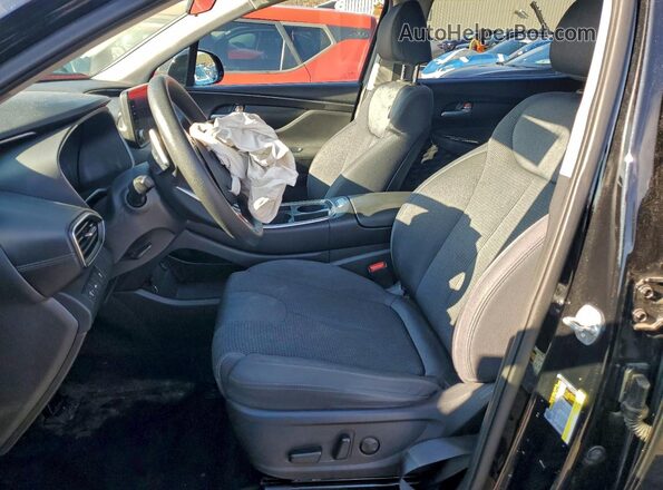 5NMS2DAJ9MH319677 2021 HYUNDAI SANTA Black წინა სალონის ხედი