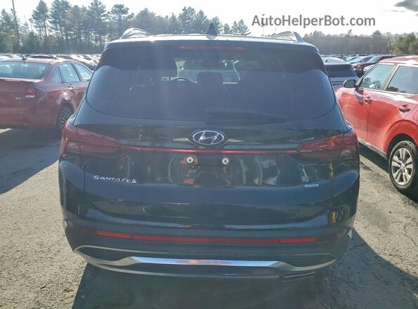 5NMS2DAJ9MH319677 2021 HYUNDAI SANTA Black უკანა ხედი