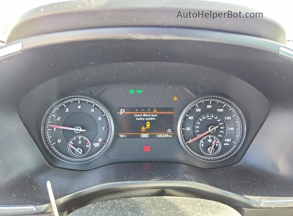 5NMS2DAJ9MH346636 2021 HYUNDAI SANTA Gray Вид щитка приладів